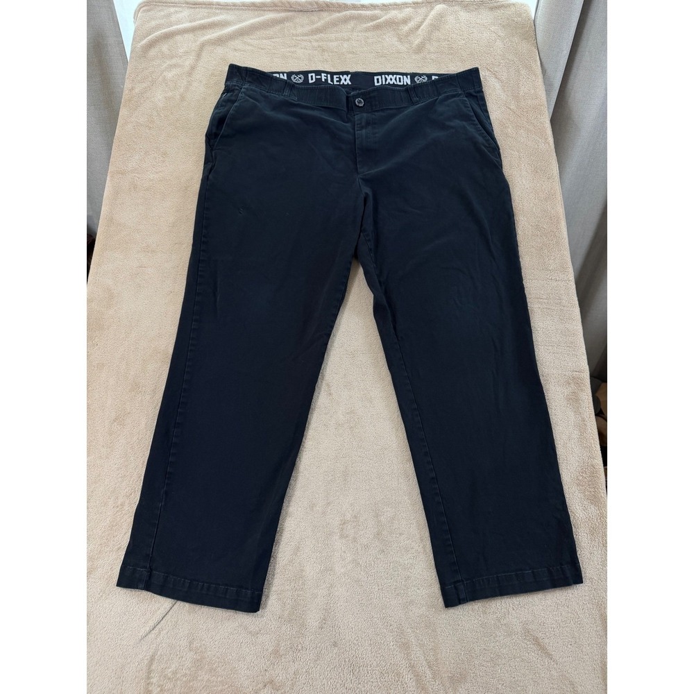 DIXXON D-Flexx pants mens size 44x30 Navy Blue Black Stretch Chino